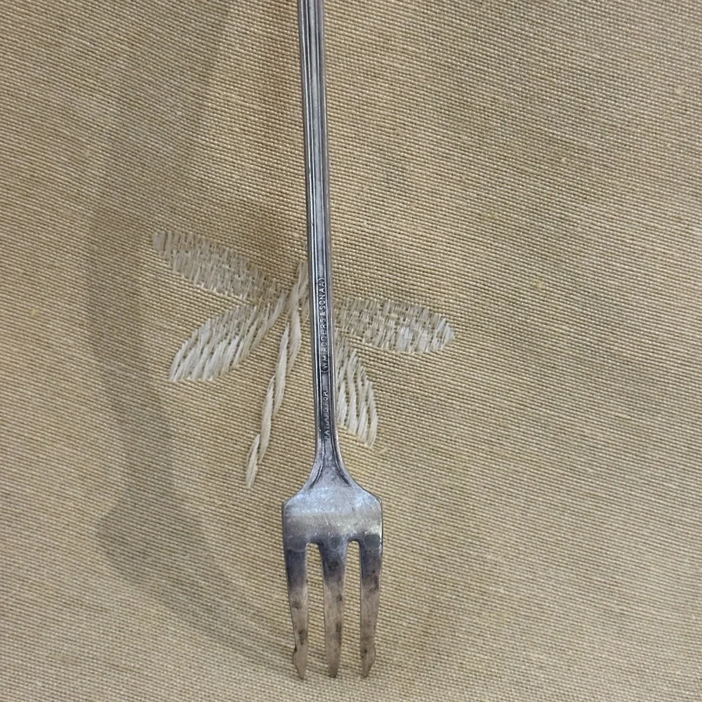 Vintage WM Rogers & Son Cocktail / Pickle / Olive Fork.